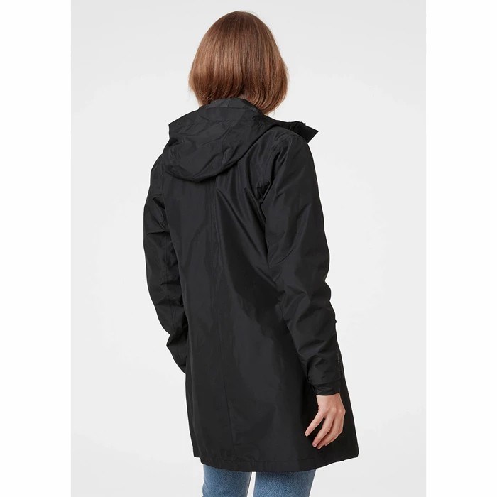 Women's Helly Hansen W Valkyrie Coats Black | 371-IFMUKC