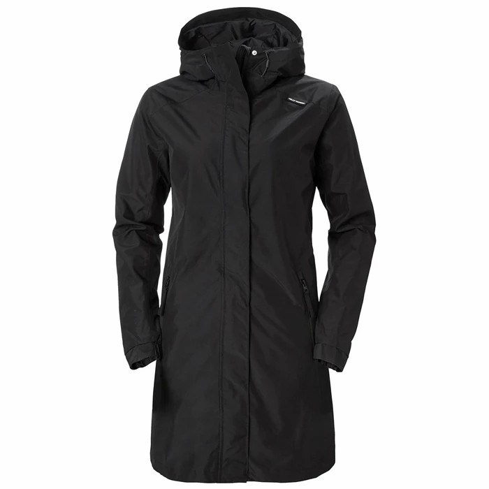 Women\'s Helly Hansen W Valkyrie Coats Black | 371-IFMUKC