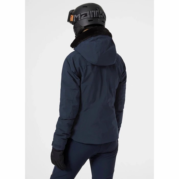 Women's Helly Hansen W Verbier Infinity Ski Jackets Navy | 713-OFPRTI