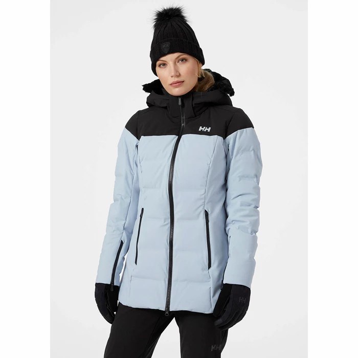 Women's Helly Hansen W Verbier Puffy 20 Ski Jackets Grey | 063-YLZDGN