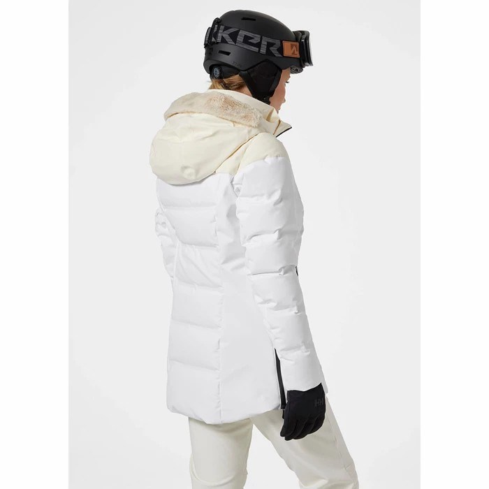 Women's Helly Hansen W Verbier Puffy 20 Ski Jackets White | 671-IWCZYJ