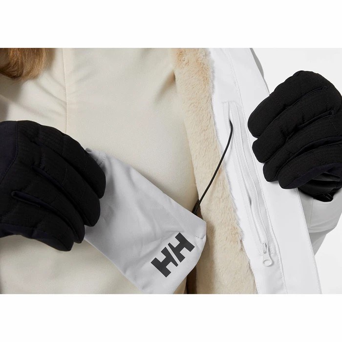 Women's Helly Hansen W Verbier Puffy 20 Ski Jackets White | 671-IWCZYJ