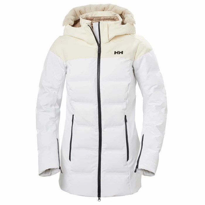 Women\'s Helly Hansen W Verbier Puffy 20 Ski Jackets White | 671-IWCZYJ