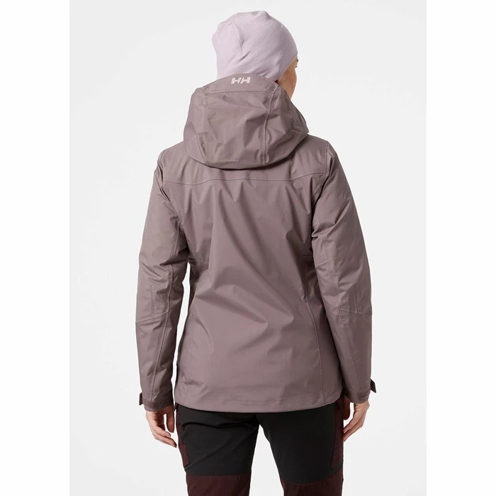 Women's Helly Hansen W Verglas 3l Hiking Jackets Grey | 107-HAMRPB