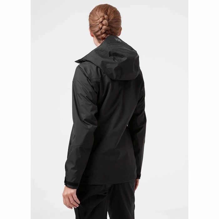 Women's Helly Hansen W Verglas 3l Hiking Jackets Black | 736-HYNVFM