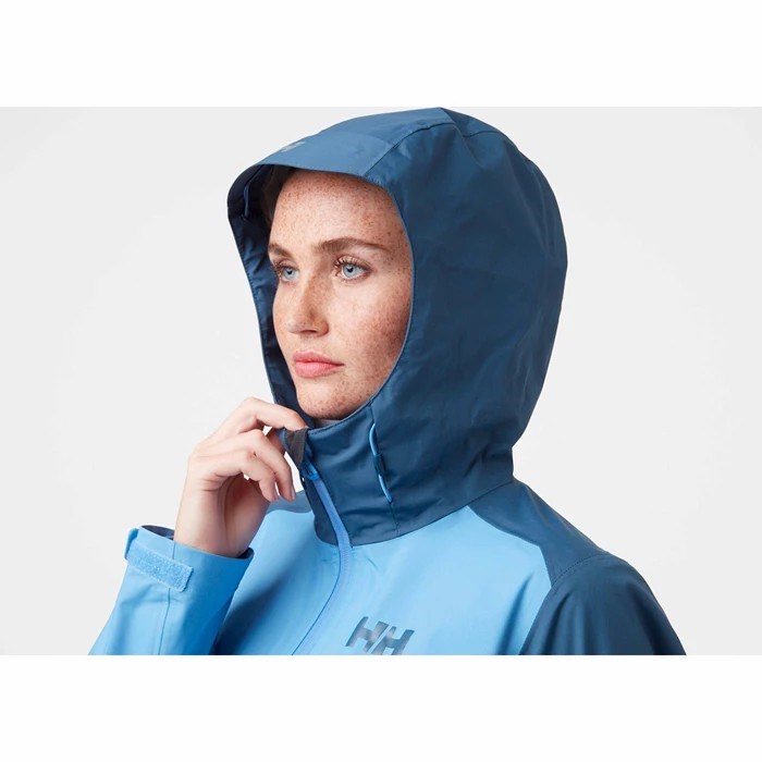 Women's Helly Hansen W Verglas 3l Outdoor Jackets Blue | 390-XSIEOB