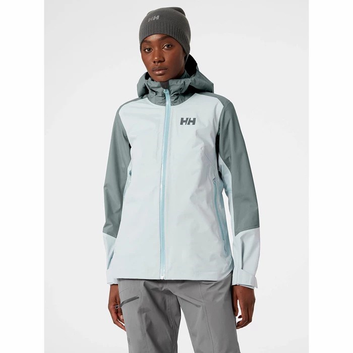 Women's Helly Hansen W Verglas 3l Outdoor Jackets Grey | 423-YQMEJG