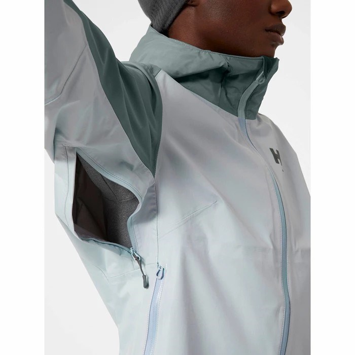 Women's Helly Hansen W Verglas 3l Outdoor Jackets Grey | 423-YQMEJG