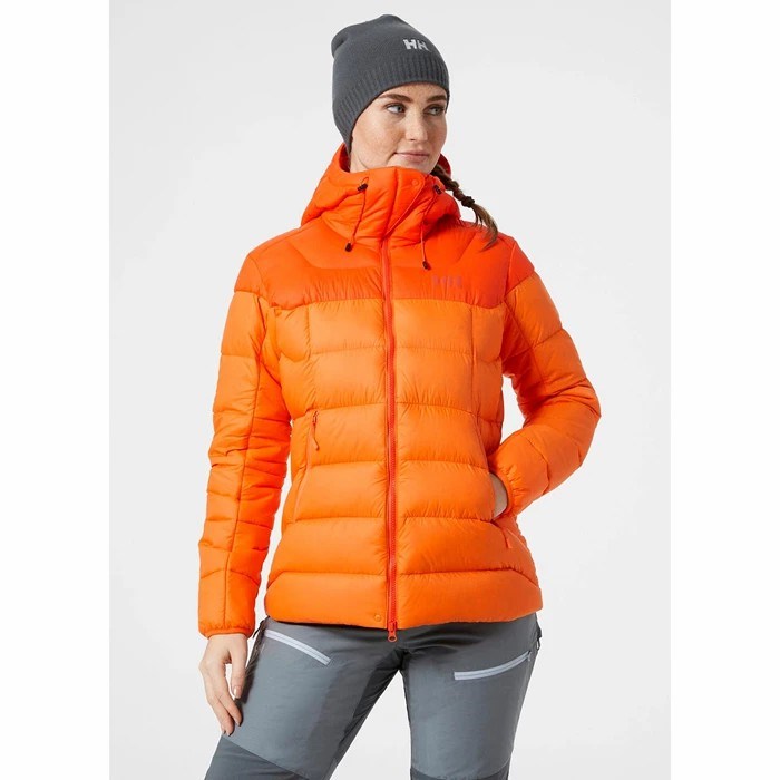 Women's Helly Hansen W Verglas Glacier Hiking Jackets Orange | 685-NKZCGY