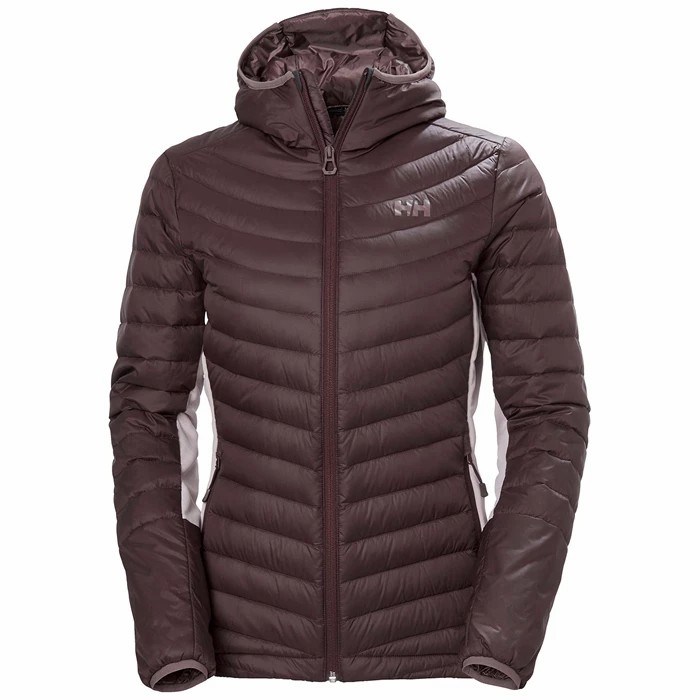 Women\'s Helly Hansen W Verglas Hooded Hybrid Midlayer Jackets Grey | 169-GZHMSB