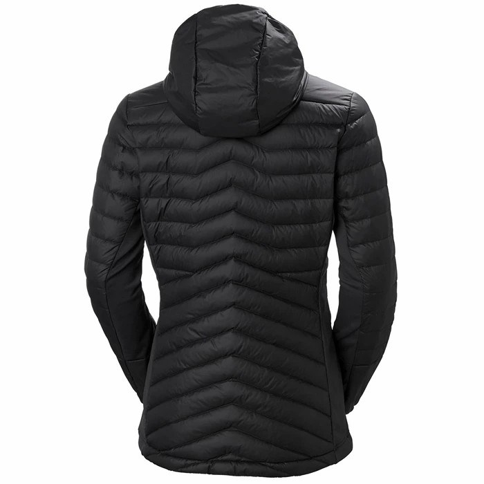 Women's Helly Hansen W Verglas Hooded Hybrid Hiking Jackets Black | 560-FEYACU