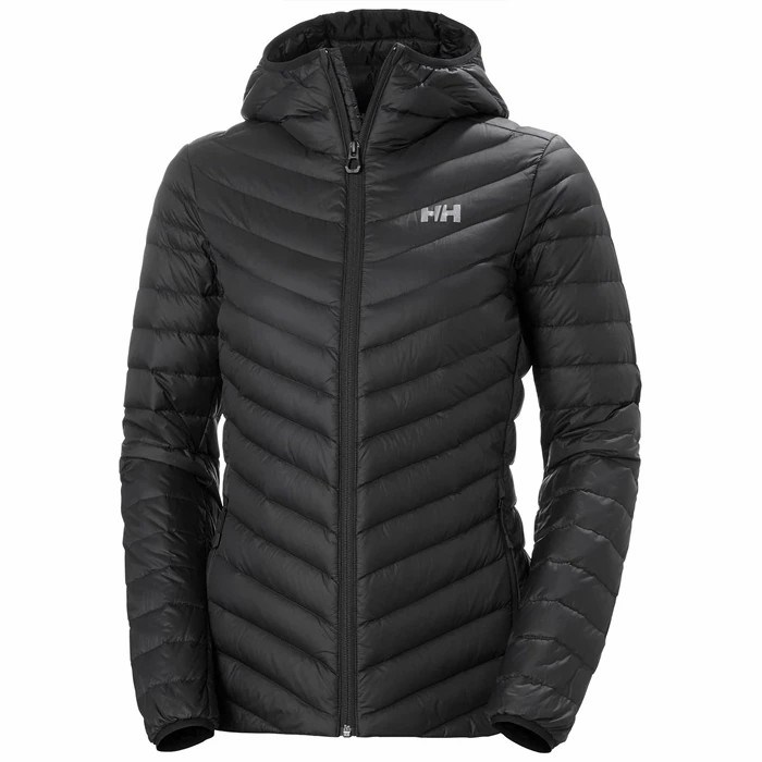 Women\'s Helly Hansen W Verglas Hooded Midlayer Jackets Black | 081-QXHLMO