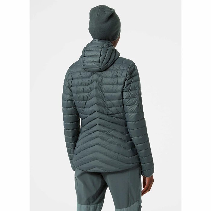 Women's Helly Hansen W Verglas Hooded Outdoor Jackets Grey | 047-DLIAXY