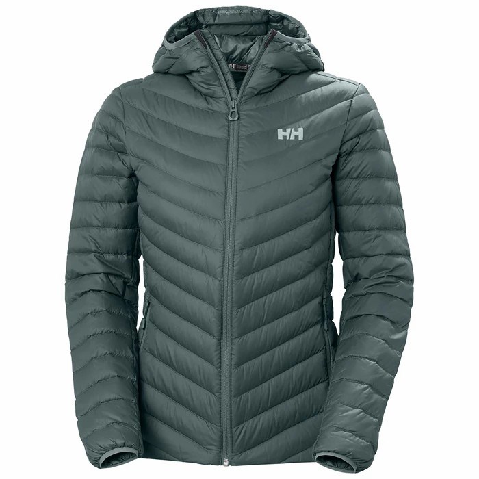 Women\'s Helly Hansen W Verglas Hooded Outdoor Jackets Grey | 047-DLIAXY