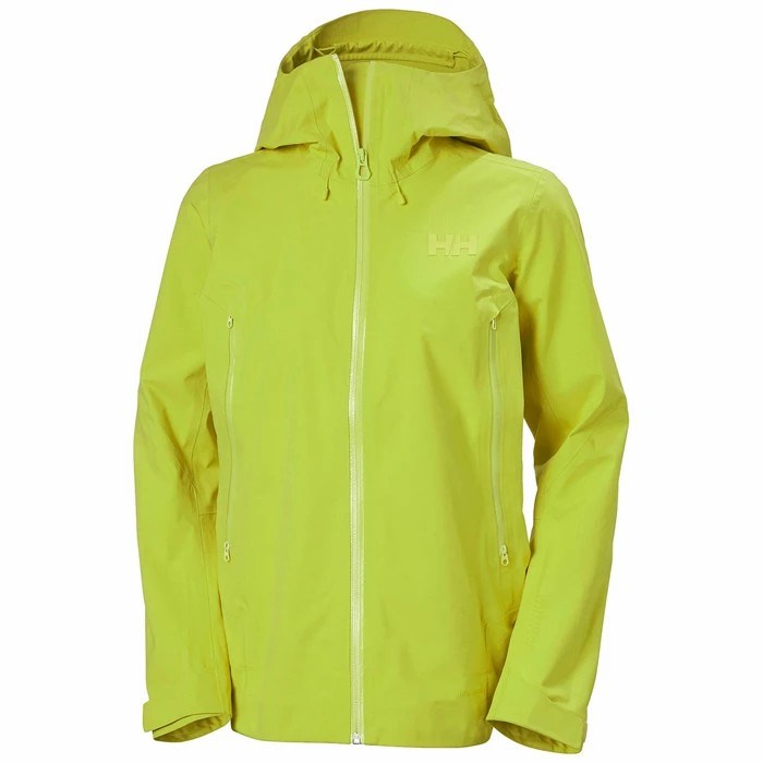 Women's Helly Hansen W Verglas Infinity Shell Jackets Light Green | 613-QNWGJM