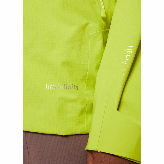 Women's Helly Hansen W Verglas Infinity Shell Jackets Light Green | 613-QNWGJM