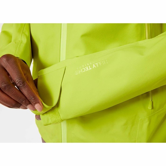 Women's Helly Hansen W Verglas Infinity Shell Jackets Light Green | 613-QNWGJM