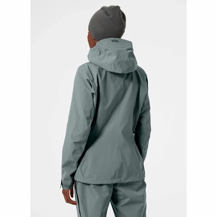 Women's Helly Hansen W Verglas Infinity Shell Jackets Grey | 645-TNEIHG