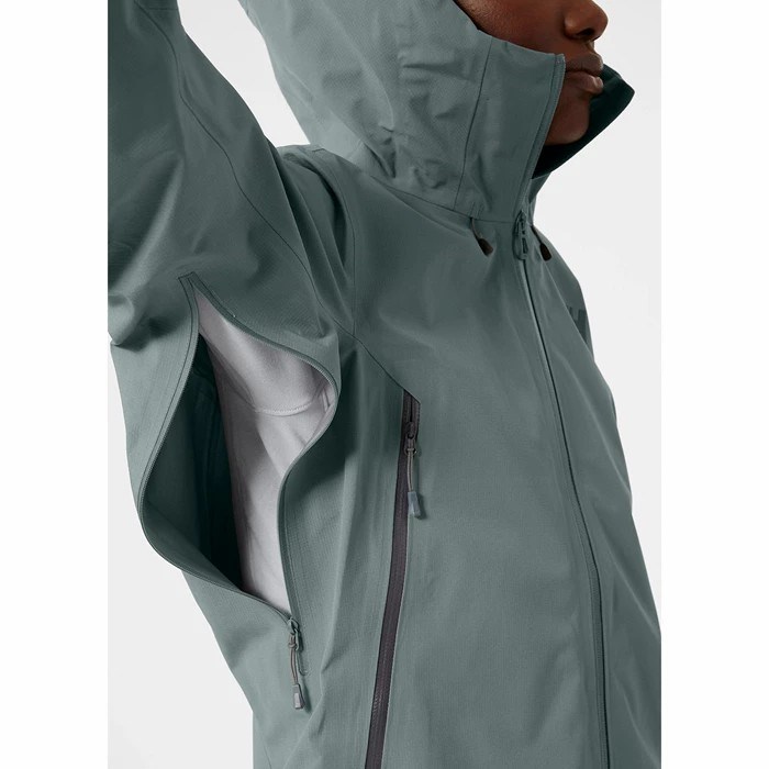 Women's Helly Hansen W Verglas Infinity Shell Jackets Grey | 645-TNEIHG