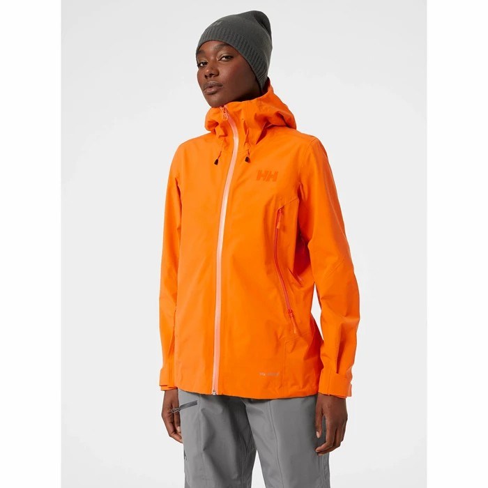 Women's Helly Hansen W Verglas Infinity Outdoor Jackets Orange | 965-TOUCBI