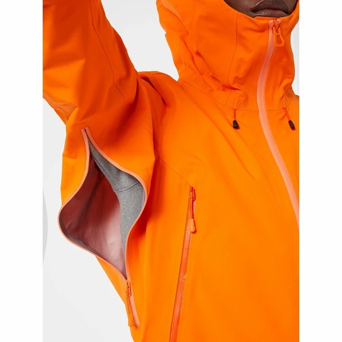 Women's Helly Hansen W Verglas Infinity Outdoor Jackets Orange | 965-TOUCBI