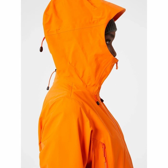 Women's Helly Hansen W Verglas Infinity Outdoor Jackets Orange | 965-TOUCBI