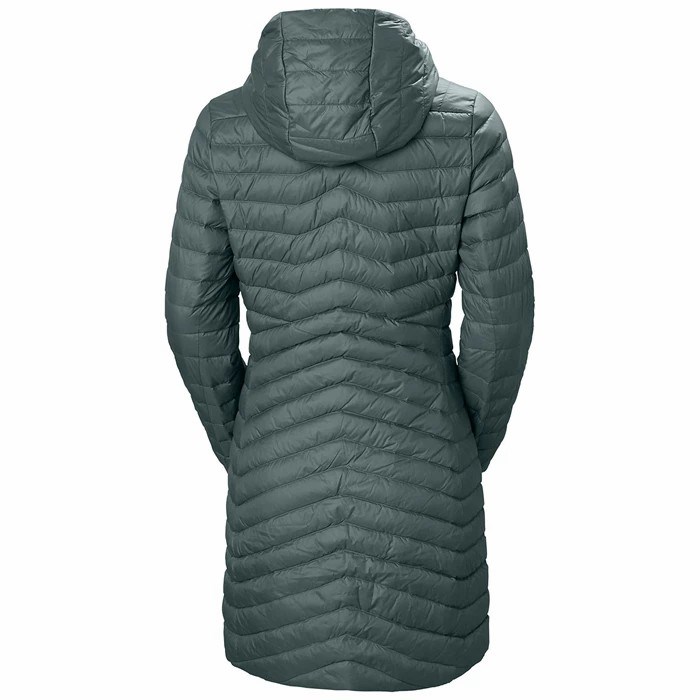 Women's Helly Hansen W Verglas Long Midlayer Jackets Grey | 190-JROZTN