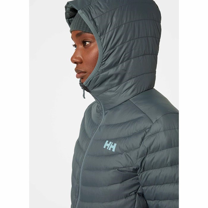 Women's Helly Hansen W Verglas Long Midlayer Jackets Grey | 190-JROZTN