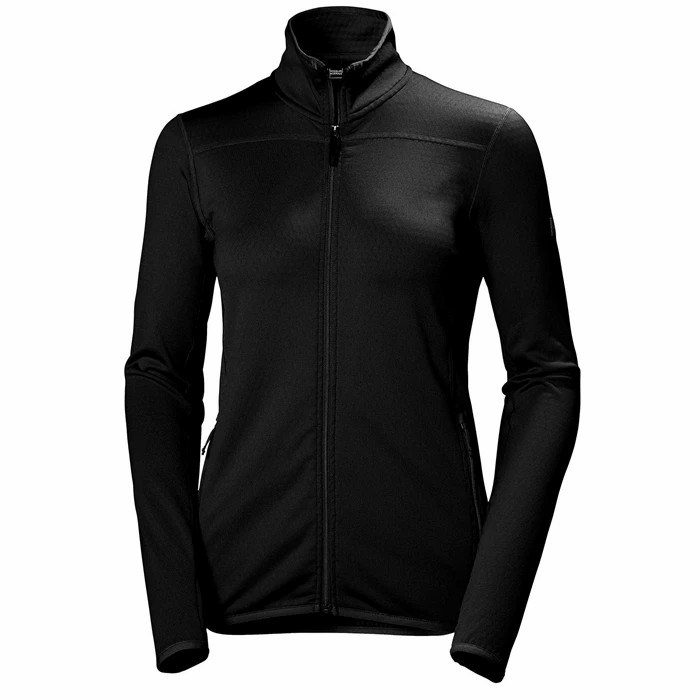 Women\'s Helly Hansen W Vertex Fleece Sweaters Black | 197-TWGQJO