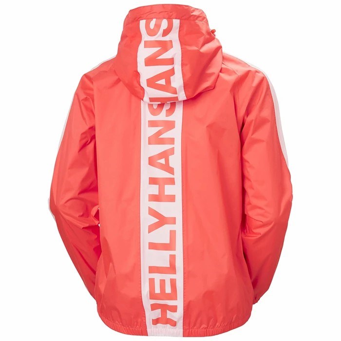 Women's Helly Hansen W Vista Packable Casual Jackets Coral | 021-LWYUBT