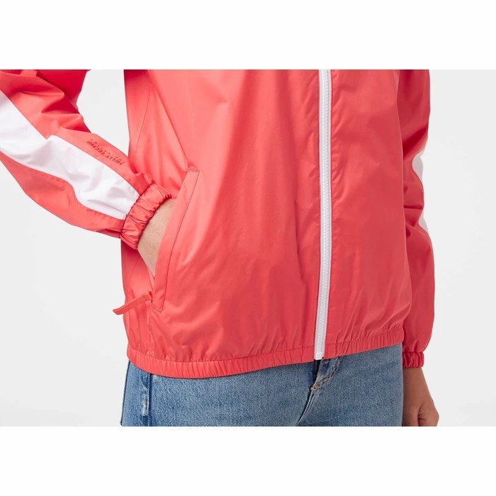 Women's Helly Hansen W Vista Packable Casual Jackets Coral | 021-LWYUBT