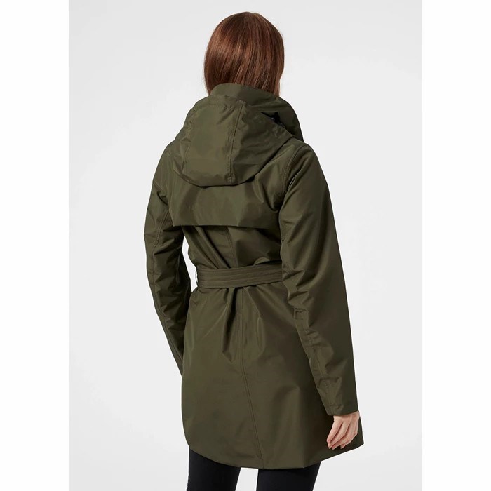 Women's Helly Hansen W Welsey Ii Trench Parka Grey | 120-IBLCEN