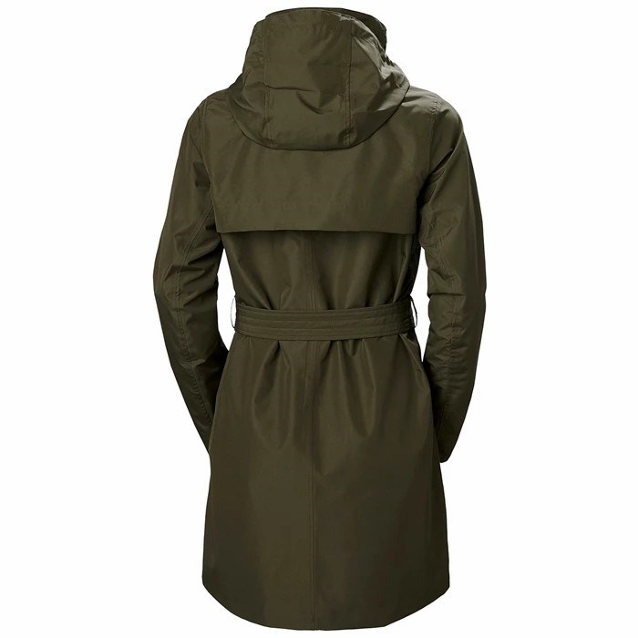 Women's Helly Hansen W Welsey Ii Trench Parka Grey | 120-IBLCEN