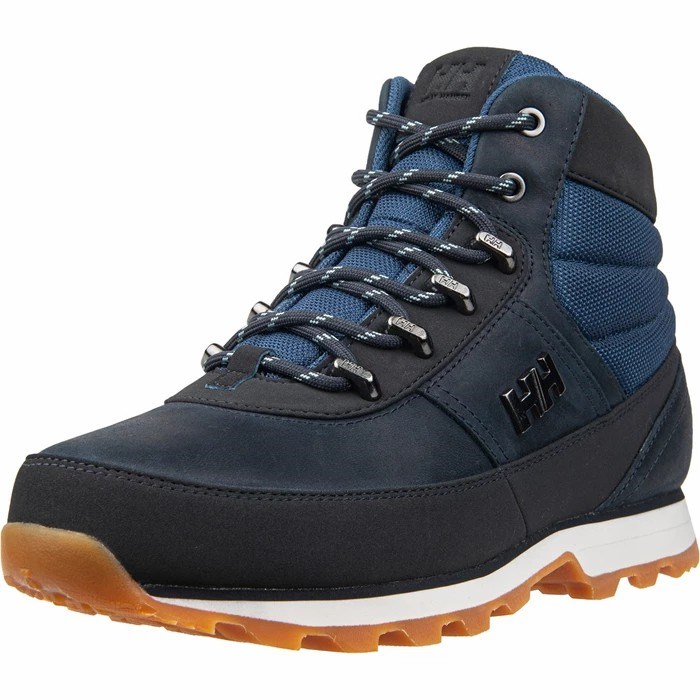 Women's Helly Hansen W Woodlands Work Boots Navy | 821-EJBTHO